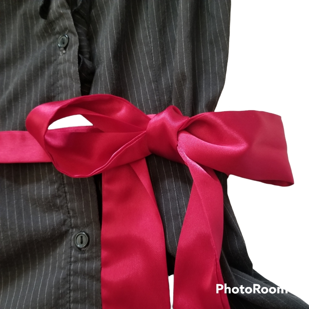 Red Bow Dress Shirt